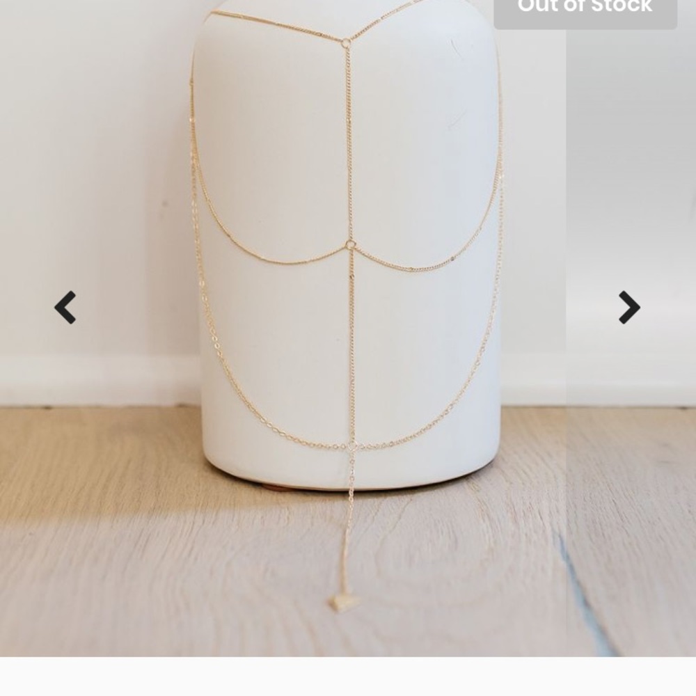 Sterling Forever Triple Layer Triangle Necklace - image 3